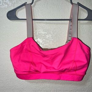 Lululemon pink sports bra size 10